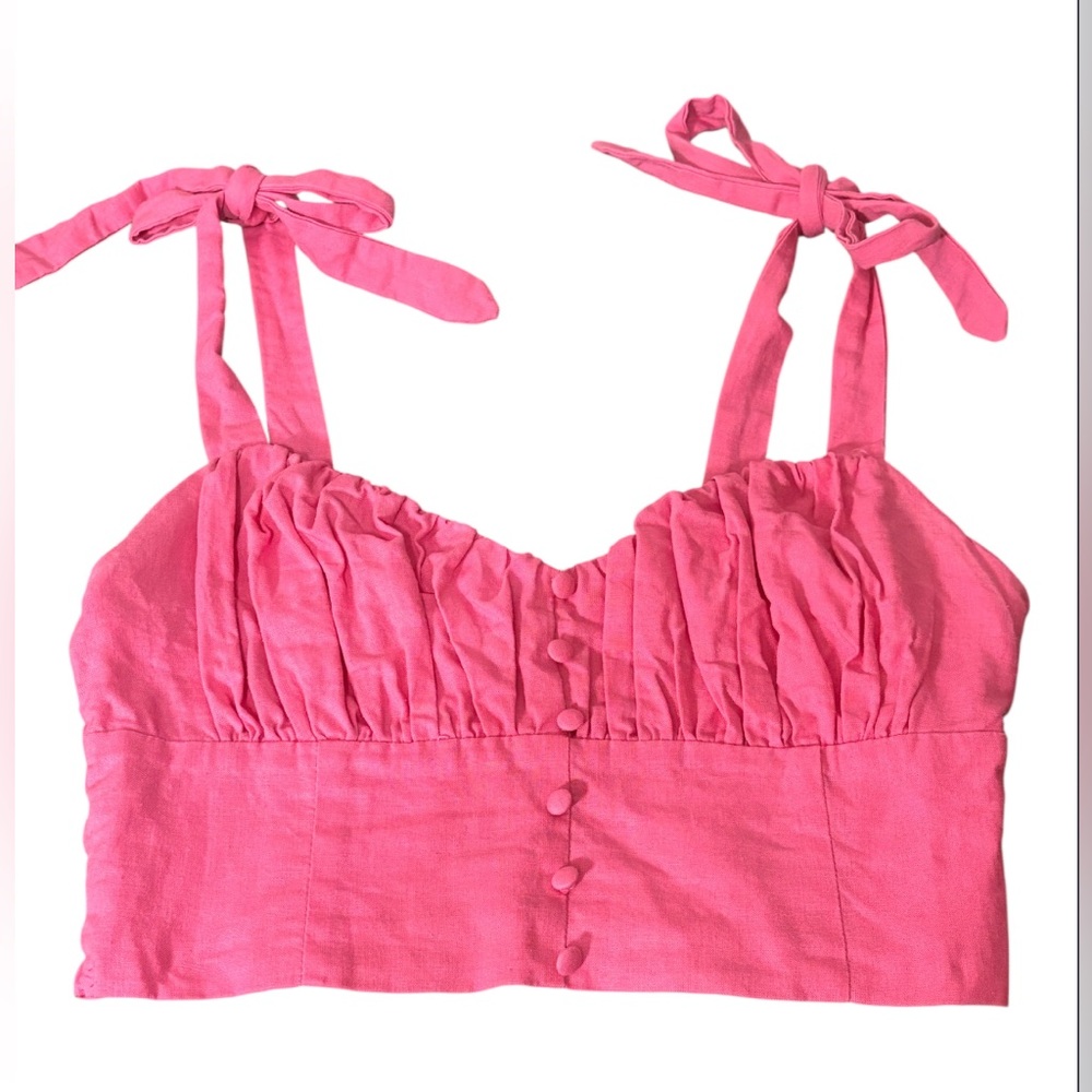 Altar’d State Tie Strap Crop Top Sz S